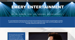 Desktop Screenshot of emeryentertainment.com