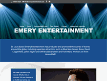 Tablet Screenshot of emeryentertainment.com